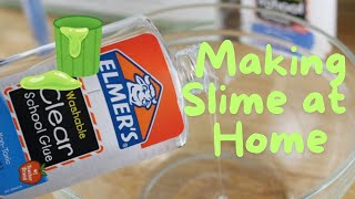 Slime making at home using activator  Fun with Slime [upl. by Culosio822]