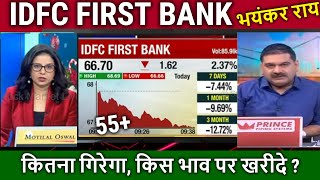 IDFC FIRST BANK latest newskyu Gir raha hai Analysistargetidfc merger with idfc first bank [upl. by Checani]