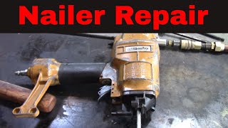 Bostitch Nail Gun Not Firing And Jamming Repair [upl. by Enial]