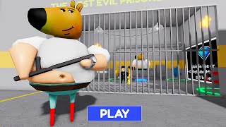 CHILL GUY PRISON RUN OBBY ROBLOX [upl. by Gaw]