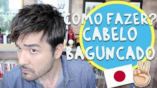 PENTEADO MASCULINO BAGUNÇADO  FÁCIL E ESTILOSO  HAIRSTYLE [upl. by Fuld]