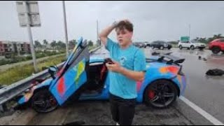 Jack Doherty crashes his 200000 Mclaren 570s [upl. by Orteip]