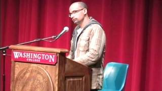 Junot Diaz reading from quotThe Brief Wondrous Life of Oscar Waoquot at Washington College 2010 [upl. by Yllas]