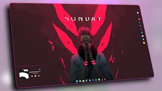 This is The BEST Jujutsu Kaisen Desktop Setup  Anime Theme for Windows [upl. by Daria337]