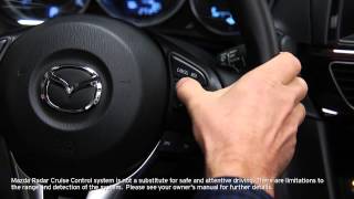 2014 Mazda6 — Radar Cruise Control  Mazda USA [upl. by Garibold]