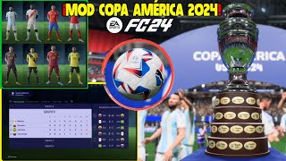 Así Puedes Tener el Modo Copa America 2024 en FC 24 MOD [upl. by Aniad]