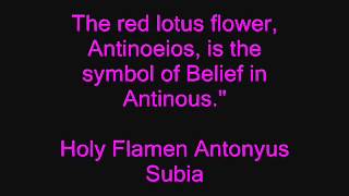 Antinous 101 The Rosy Lotus [upl. by Blau]