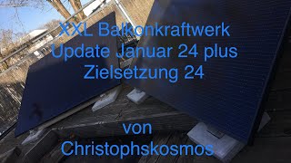 XXL BalkonkraftwerkHoymiles HM1500800Auswertung Januar 2024 von Christophskosmos [upl. by Decca]