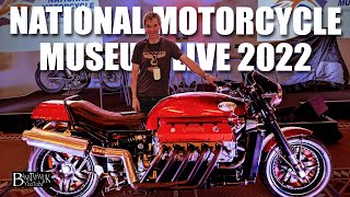 National Motorcycle Museum open day 2022 featuring Allen Millyard Brian Crighton amp his CR700W [upl. by Eikram444]