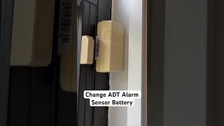 How to Change Your ADT Alarm Sensor Battery  Faulty Sensor Fix  diy battery adt [upl. by Iline]