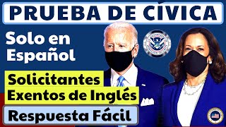 2023 Actualización Español Preguntas y Respuestas Educación Cívica Ciudadania Americana USCIS [upl. by Hungarian537]