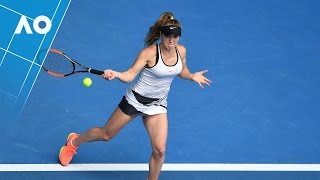 Svitolina v Boserup match highlights 2R  Australian Open 2017 [upl. by Aihgn]