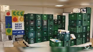 Grupo de escoteiros realiza a arrecadação de alimentos e produtos de higiene para entidades [upl. by Iinden384]