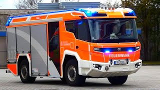 Rosenbauer RT eLHF Berliner Feuerwehr zu Gast bei der BF München [upl. by Oflodur]