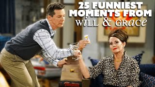 25 hysterical moments from Will and Grace  25th Anniversary  Comedy Bites [upl. by Terti837]