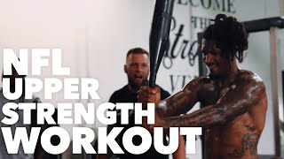 NFL Upper Body Strength Workout [upl. by Kostival]