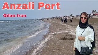 Bandar Anzali boat riding walking tour The largest port in northern Iran l2022 [upl. by Vittorio]