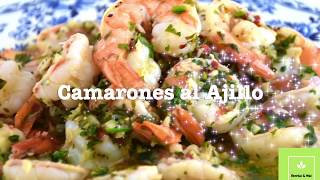 Los Mejores Camarones al Ajillo Cocina Mexicana y Gourmet [upl. by Keyek847]