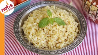 SADE BULGUR PİLAVI TARİFİ  NASIL YAPILIR [upl. by Juliette570]