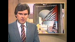 Woolloomooloo Mural Project 1982  Channel 7 News Excerpt   Philip Sholl reporting [upl. by Nolyag544]