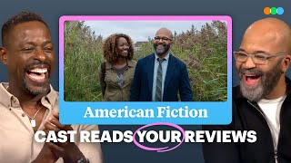 Sterling K Brown and Jeffrey Wright Read Your Reviews of American Fiction [upl. by Hibbitts455]