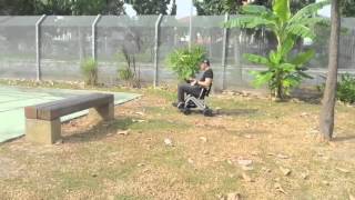 Power Wheelchair PW999UL  Wonderful Usage Demo [upl. by Ahsiekrats]