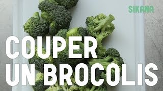 Couper Un Brocoli  Cuisiner des légumes [upl. by Maddeu]