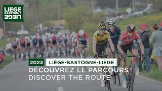 Liège Bastogne Liège 2023  Parcours [upl. by Netsrik]