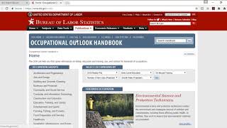 Occupational Outlook Handbook [upl. by Cordova]