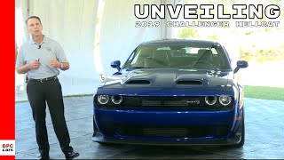 2019 Dodge Challenger SRT Hellcat Redeye Widebody Unveiling [upl. by Olnek]