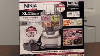 Ninja Professional XL Food Processor Unboxing and First Use Demo [upl. by Licha]