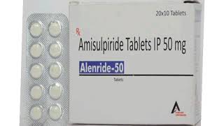 Alenride 50 Tablets Amisulpiride Tablets IP 50 mg [upl. by Atteynot121]