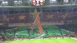 Galatasaray  Fenerbahçe 18102014 Amazing choreo Mehter March theme [upl. by Ojiram]