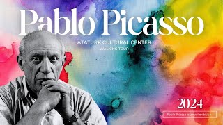 Exploring the Picasso Exhibition in Istanbul 2024  Walking Tour of the Iconic Art Gallery 4K [upl. by Atinnek]