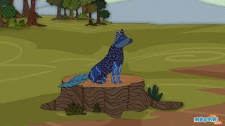 The Blue Jackal  Panchatantra Stories in English  Moral Stories for Kids  Mocomi Kids Education [upl. by Anial]