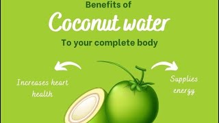 Benefits of coconut water [upl. by Marvel]