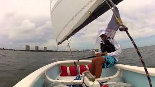 Opti Sailing Miami Roll Tack [upl. by Anilorak]