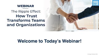 The Ripple Effect How Trust Transforms Teams and Organizations [upl. by Jonina]