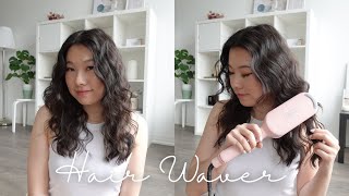 Easy 10min curls with hair waver tutorial  TYMO Rovy Hair Waver Iron Review [upl. by Laden]