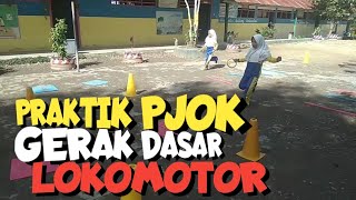 GERAK DASAR LOKOMOTOR  PRAKTIK PJOK SEKOLAH DASAR [upl. by Dylana]