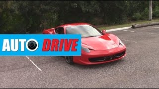 AUTO DRIVE Ferrari 458 Italia Review [upl. by Ahtelra683]