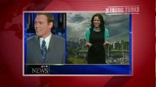 Awkward CTV Anchorman Canoodle Fail [upl. by Alorac]