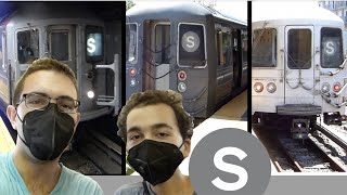 Speedrunning New Yorks Shuttle Trains feat Toby Pannone [upl. by Nevag]