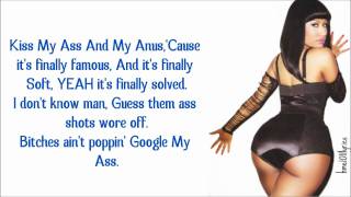 Nicki Minaj  Dance Ass Verse Lyrics Video [upl. by Merle]