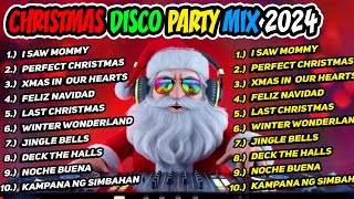 CHRISTMAS SONGS DISCO MEDLEY 2024  2025  DISCO TRAXX  DJ ROWEL [upl. by Yuri]