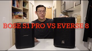 Bose S1 PRO vs EV Everse 8 which one is better [upl. by Ymorej]