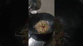 Schezwan chicken noodles Ricep food cooking [upl. by Zil213]