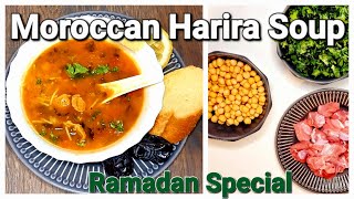 Todays Recipe Moroccan Harira Soup II Step by Step [upl. by Yrailih]