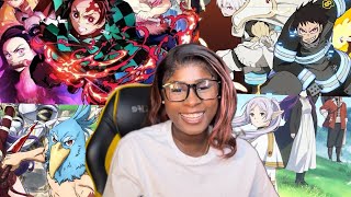 Reacting To Anime Openings And Endings For The First Time  New Anime Fan Edition [upl. by Nabru256]