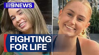 Melbourne teens on life support after suspected methanol poisoning identified  9 News Australia [upl. by Crescantia518]